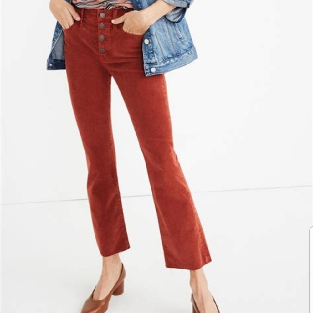 Madewell Cali Demi-Boot Jeans: Corduroy Edition